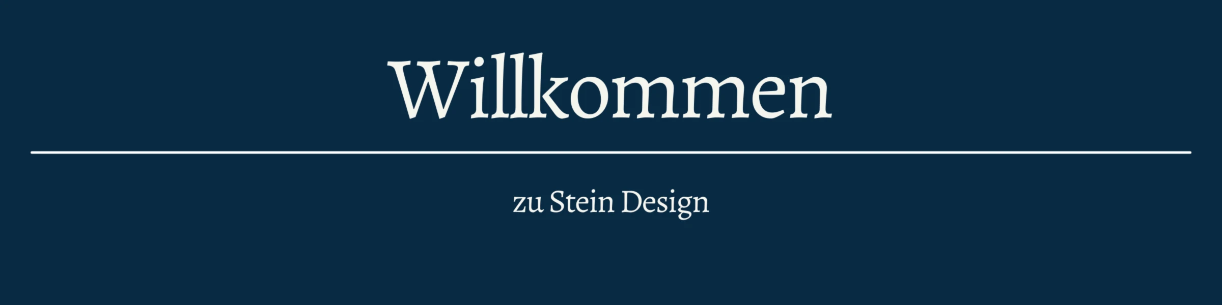 Bannerbild von Stein