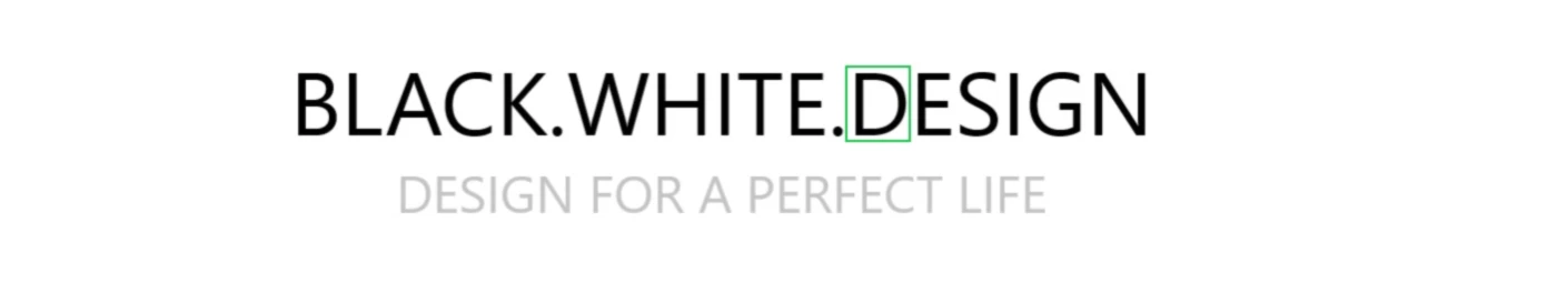 Banner image of black-and-white-design