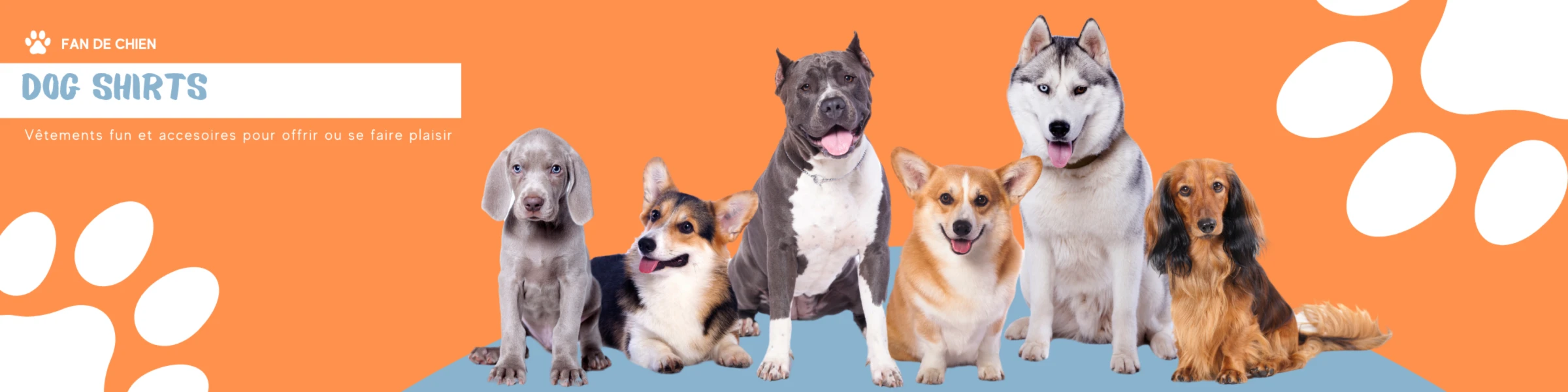 Bannière de Dog Shirts