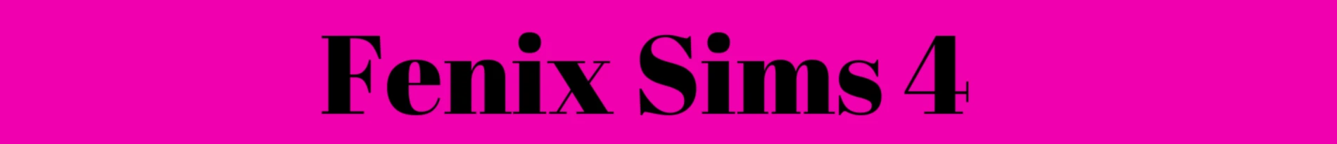 Bannerbild von fenix.sims4