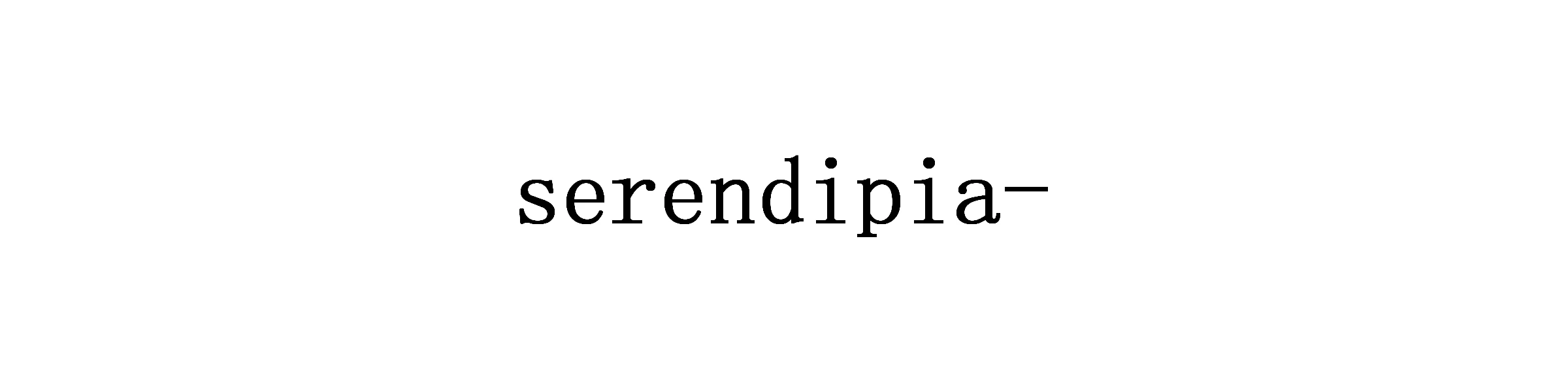 Banner image of serendipia