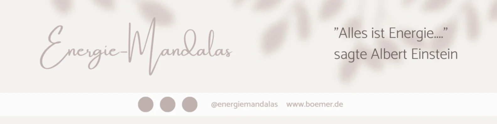 Bannerbild von Energie-Mandalas