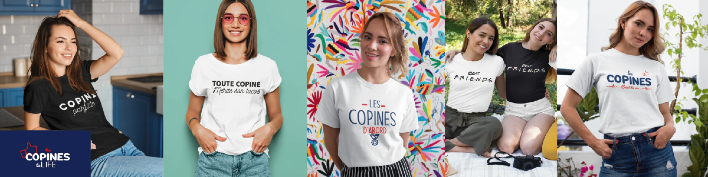 Bannière de Les copines la life