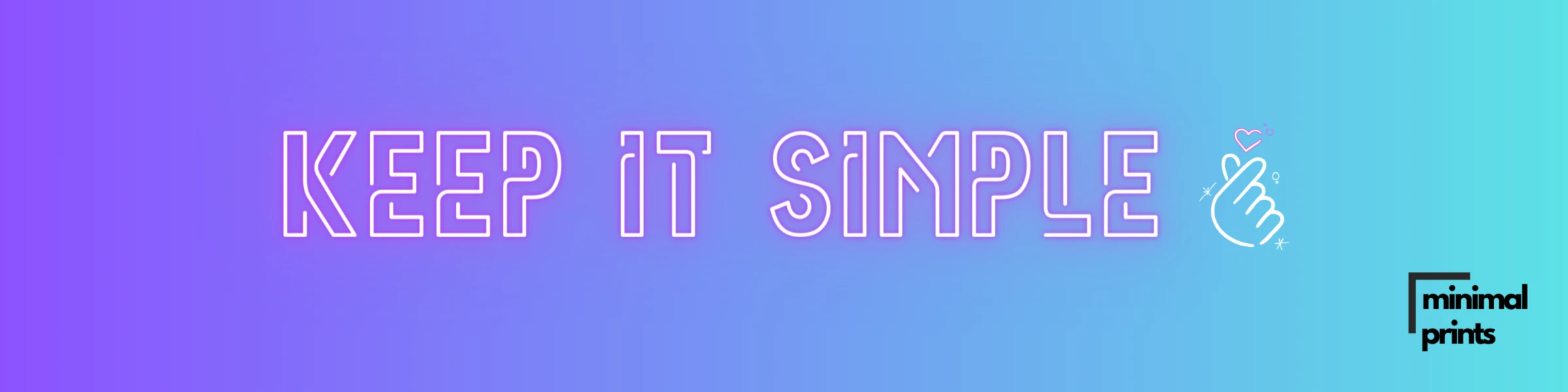 Bannière de MinimalPrints