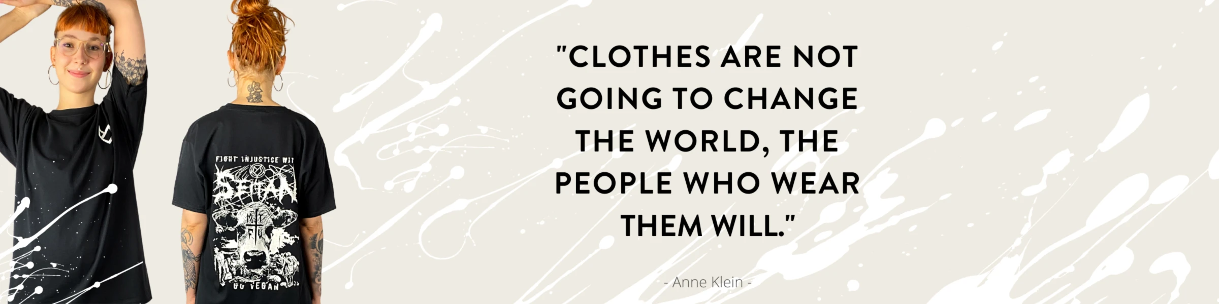 Bannière de Vegan Statement Clothing