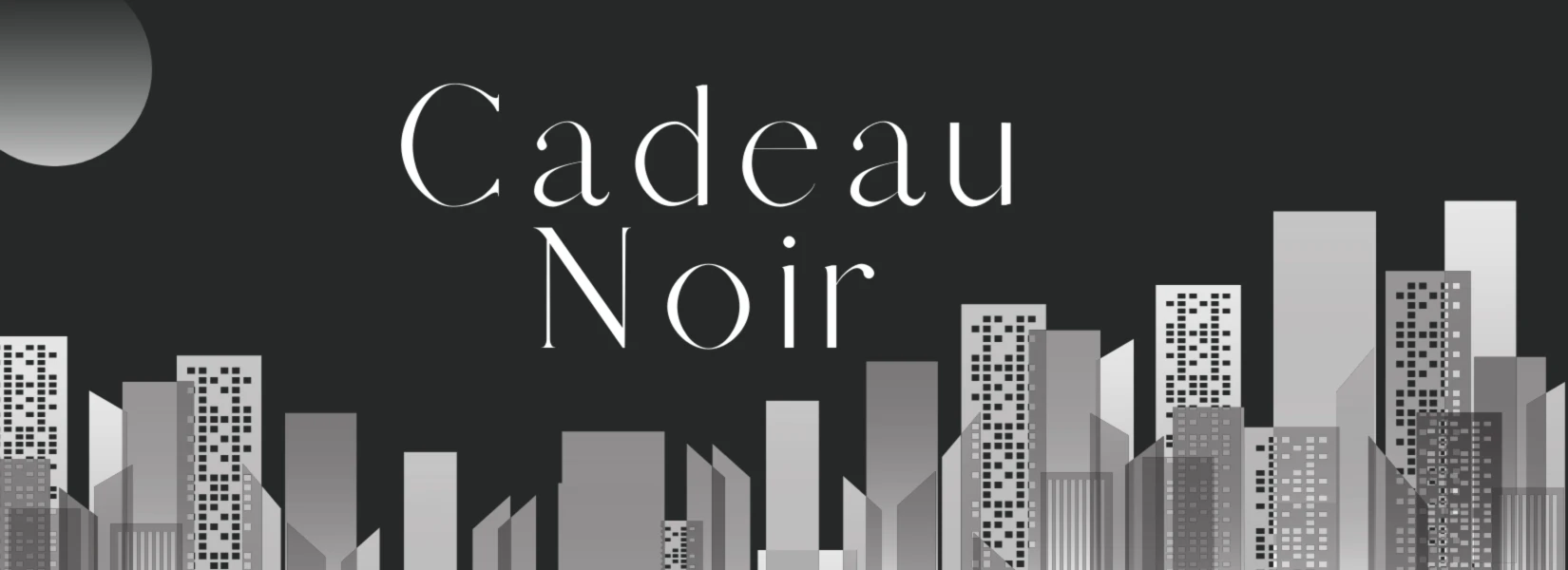 Bannière de Cadeau Noir