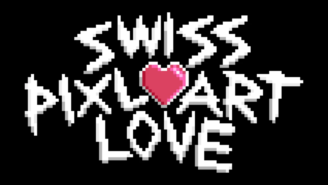 Bannière de Swiss Pixl Art Love