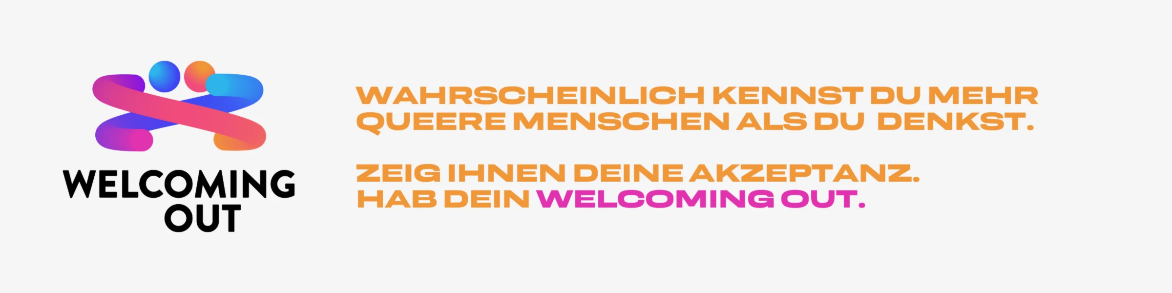 Bannerbild von WELCOMING OUT