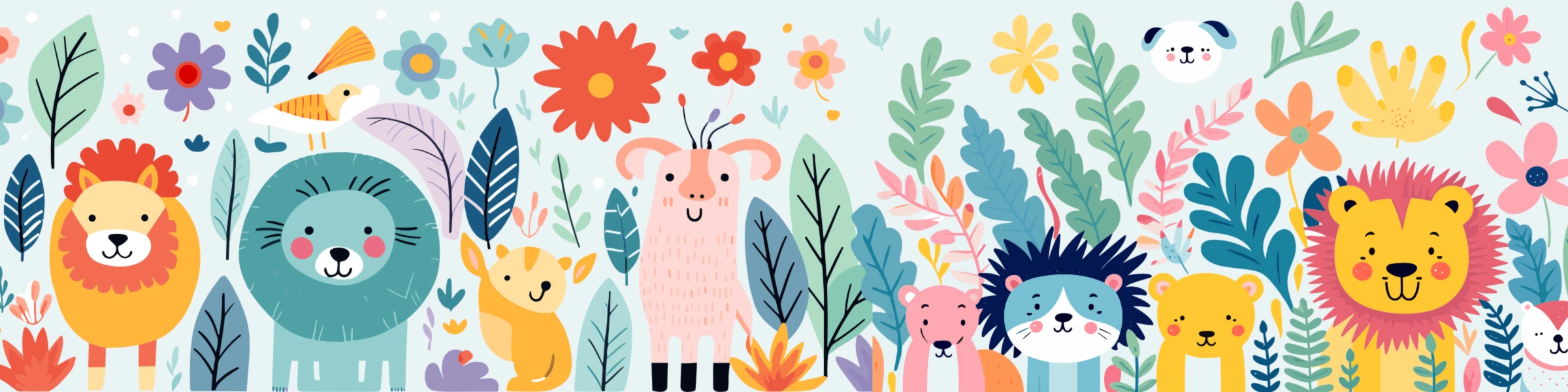 Bannière de Colorful kids