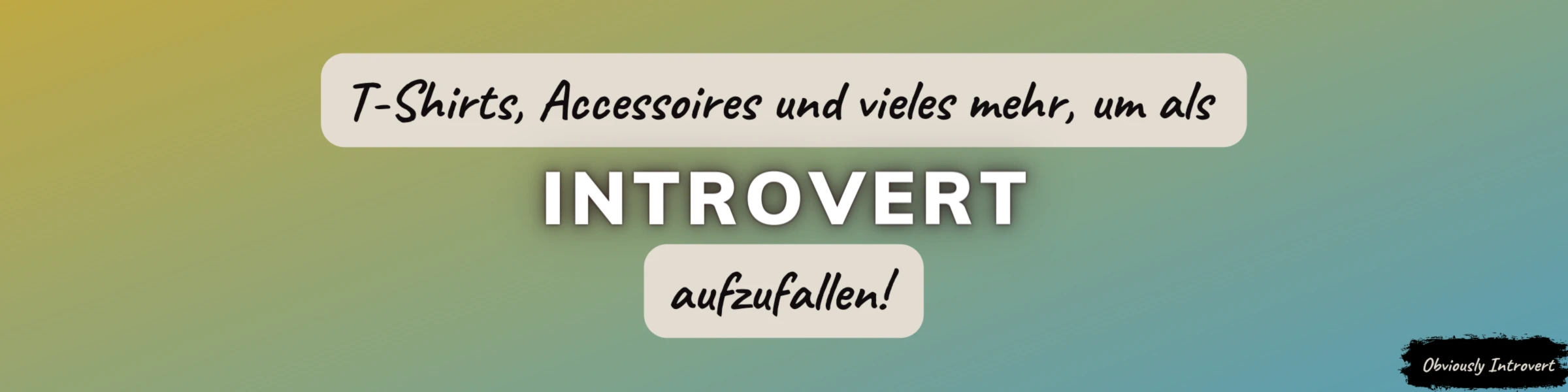 Bannerbild von Obviously Introvert
