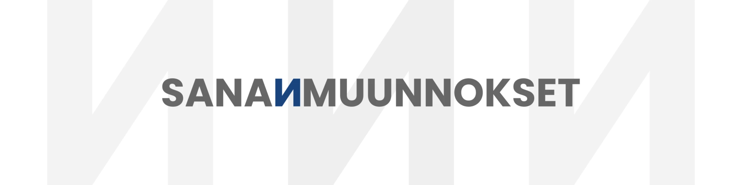 Banner image of Sananmuunnokset