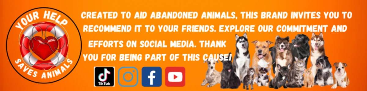 Bannière de YOUR HELP SAVES ANIMALS