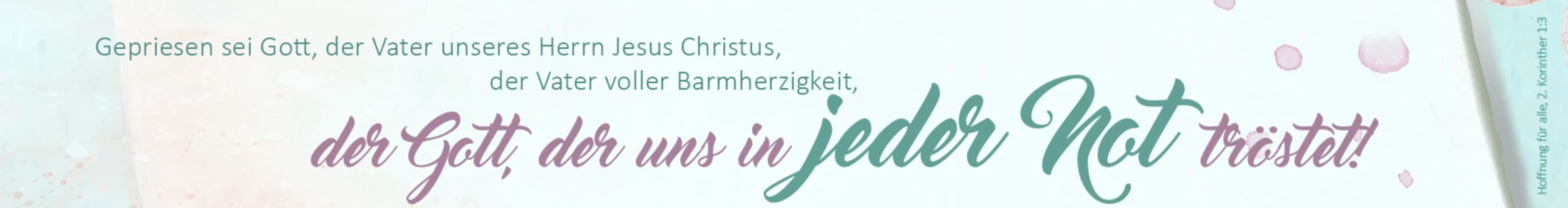 Banner image of Psalm105V3