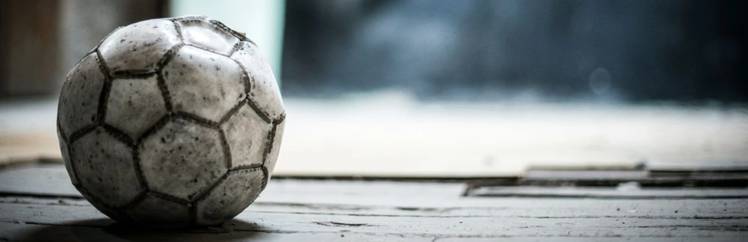 Bannière de Football Vintage