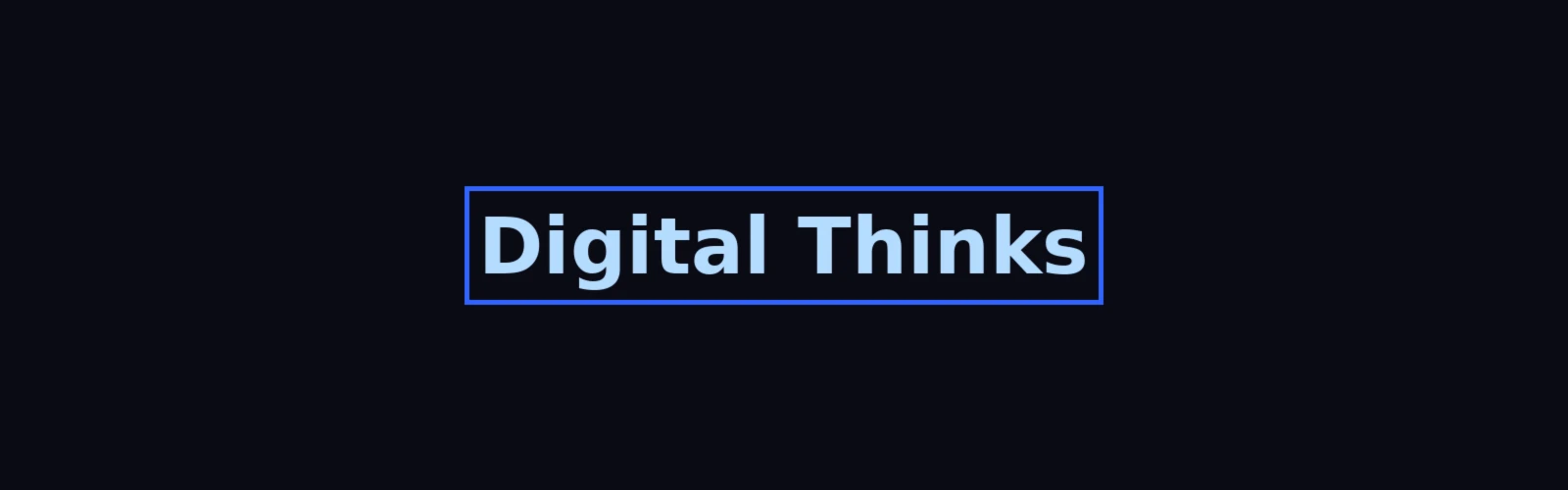 Banner image of DigitalThinks