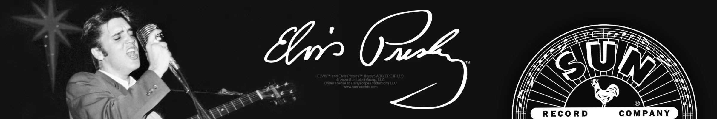 Banner image of Sun Records x Elvis Presley
