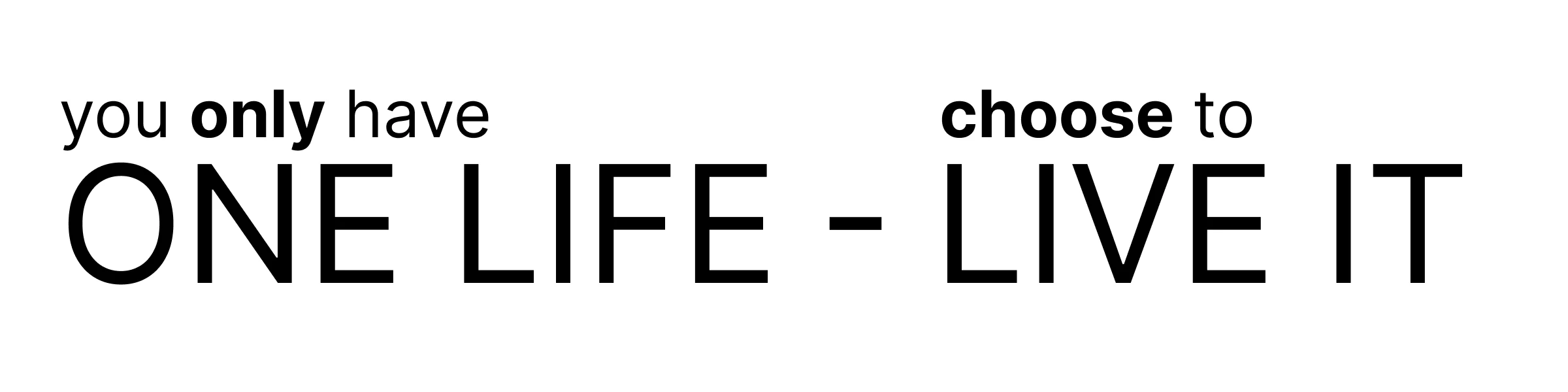 Banner image of One Life - Live It