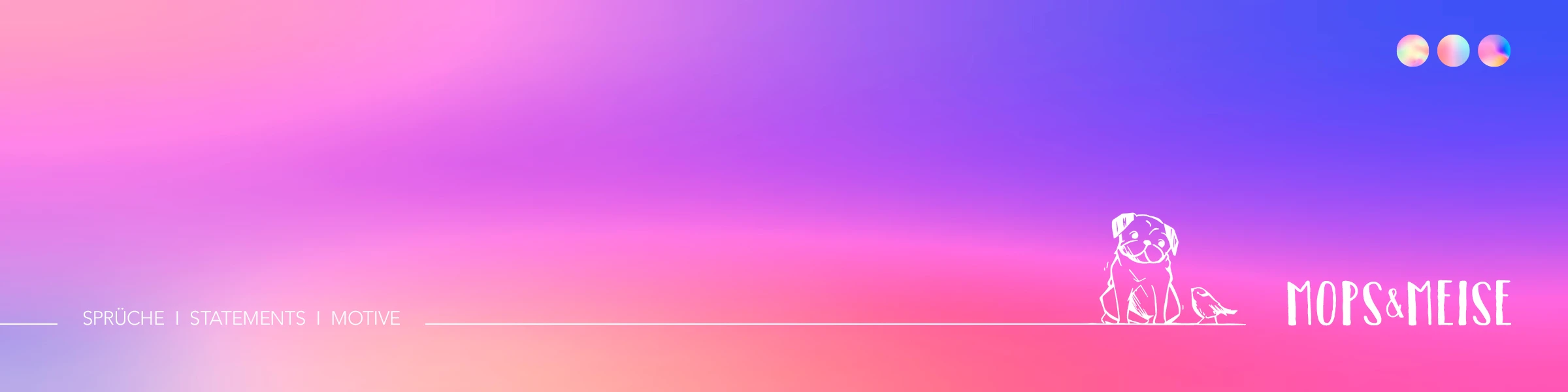 Bannière de Mops und Meise