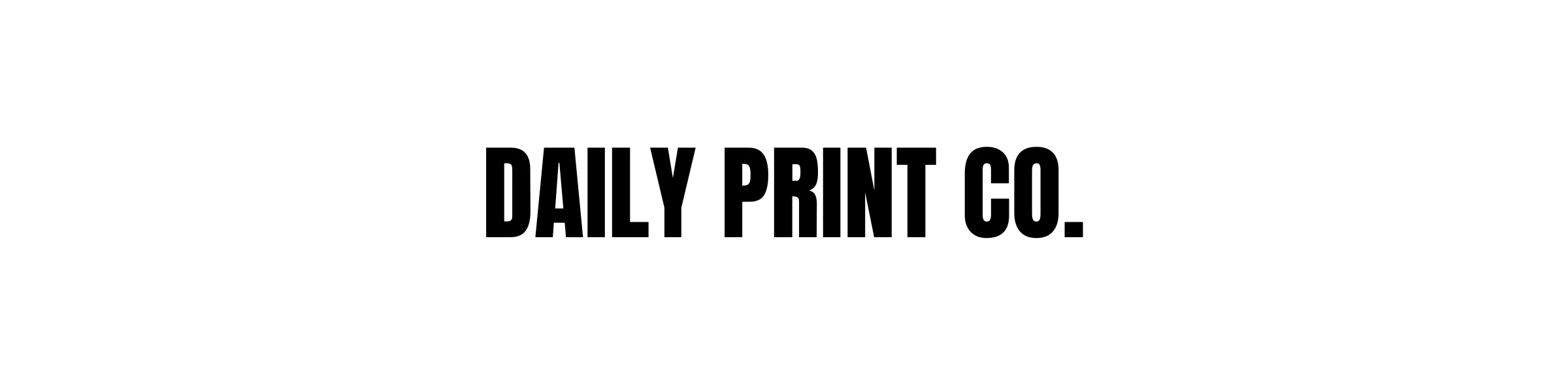 Bannière de Daily Print Co.