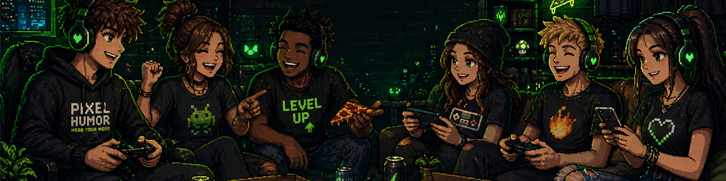 Banner image of PixelHumor