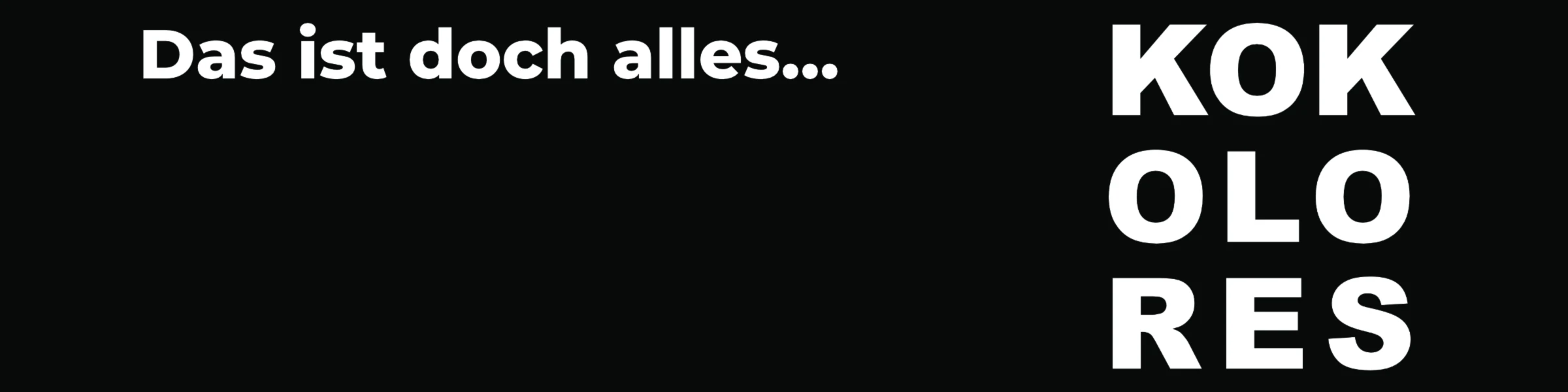 Bannerbild von Kokolores.band